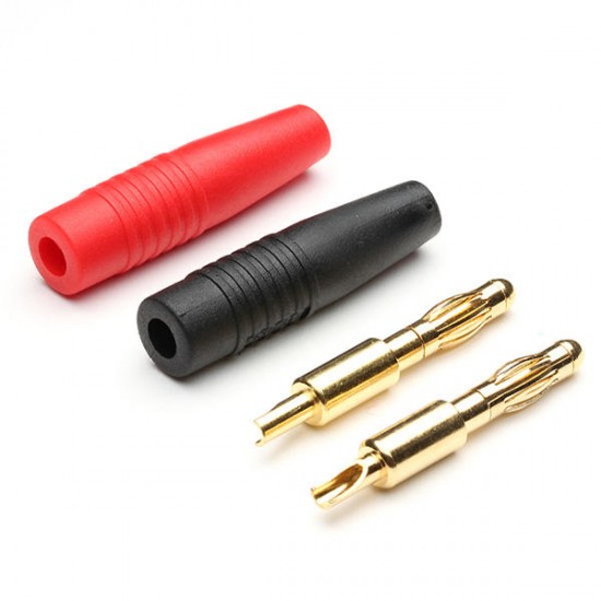 5 pair 4MM Gold Plated Banana Plug Bullet Connectors Charger Adapters