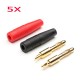 5 pair 4MM Gold Plated Banana Plug Bullet Connectors Charger Adapters 5 pair 4MM Gold Plated Banana Plug Bullet Connectors Charger Adapters