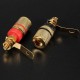 5X2Pcs Speaker Terminal Binding Post Banana Plug Socket Connector 5X2Pcs Speaker Terminal Binding Post Banana Plug Socket Connector