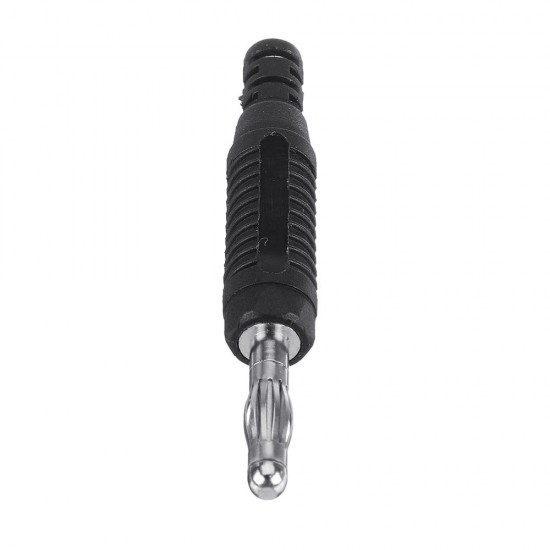4mm Banana Bullet Connector Plug Nickel Plated Black/Red Color for Adapter Cable 4mm Banana Bullet Connector Plug Nickel Plated Black/Red Color for Adapter Cable