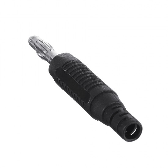 4mm Banana Bullet Connector Plug Nickel Plated Black/Red Color for Adapter Cable 4mm Banana Bullet Connector Plug Nickel Plated Black/Red Color for Adapter Cable
