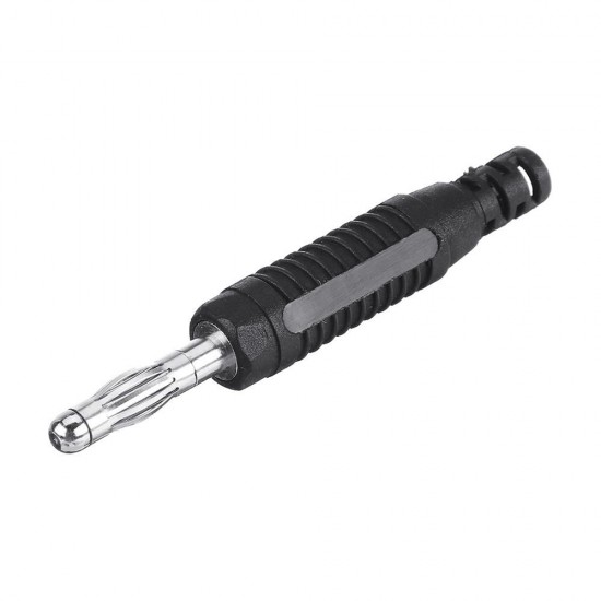 4mm Banana Bullet Connector Plug Nickel Plated Black/Red Color for Adapter Cable 4mm Banana Bullet Connector Plug Nickel Plated Black/Red Color for Adapter Cable