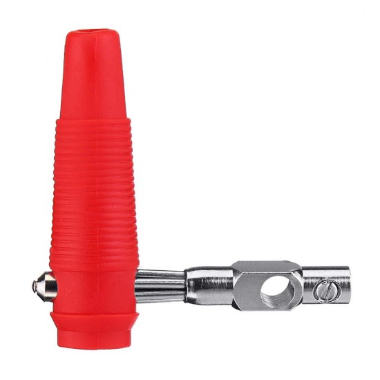 4mm Banana Bullet Connector Plug with Black Red Color Rubber sheath