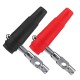 4mm Banana Bullet Connector Plug with Black Red Color Rubber sheath