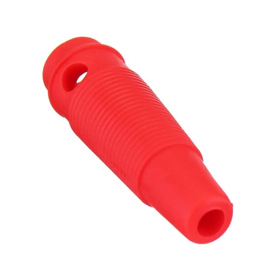 4mm Banana Bullet Connector Plug with Black Red Color Rubber sheath