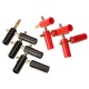 4mm Banana Plug Connector With Screw Sheath Banana Head 4mm Banana Plug Connector With Screw Sheath Banana Head
