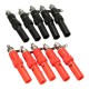 50 Pairs 4mm Terminal Banana Plug Socket Jack Connectors Instrument Light Tools Black and Red 50 Pairs 4mm Terminal Banana Plug Socket Jack Connectors Instrument Light Tools Black and Red