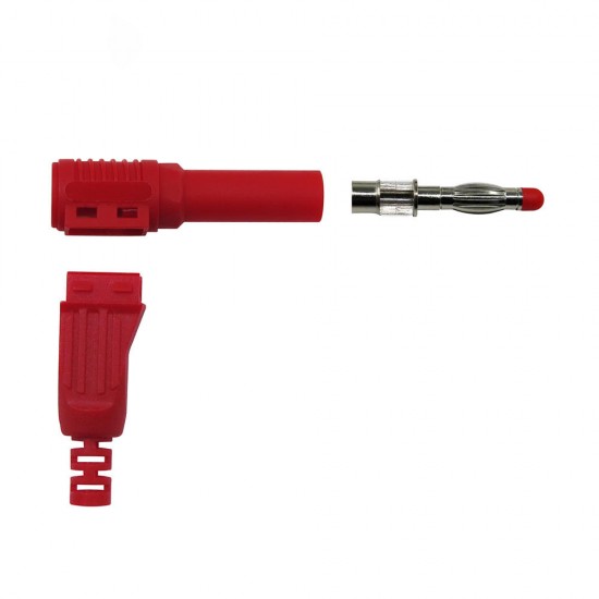 P3014 10pcs 4mm Safety Shrouded Banana Plug 90 Degree Right Angle Plug Self-assembly DIY Connectors P3014 10pcs 4mm Safety Shrouded Banana Plug 90 Degree Right Angle Plug Self-assembly DIY Connectors