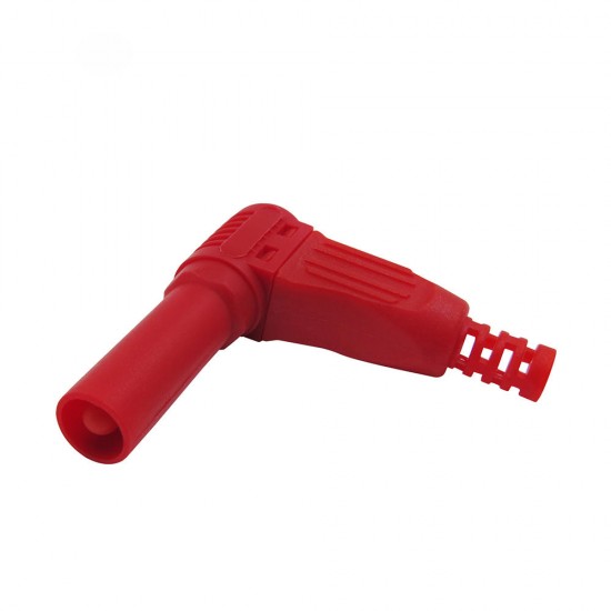 P3014 10pcs 4mm Safety Shrouded Banana Plug 90 Degree Right Angle Plug Self-assembly DIY Connectors P3014 10pcs 4mm Safety Shrouded Banana Plug 90 Degree Right Angle Plug Self-assembly DIY Connectors