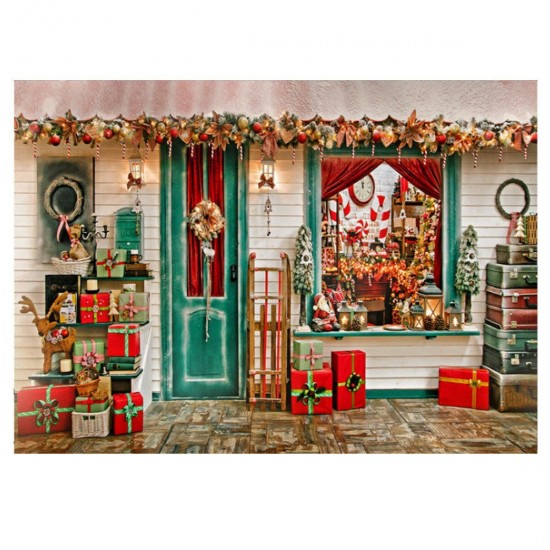 Christmas Photography Backdrop Photo Background Studio Home Party Decor Props