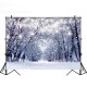 Christmas Snowflake Fantasy Forest Decor Photography Background Cloth Prop Christmas Snowflake Fantasy Forest Decor Photography Background Cloth Prop