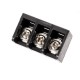 10pcs 2-4 Pin 8.25mm Barrier Screw Terminal Blocks Connectors Black