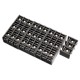 10pcs 2-4 Pin 8.25mm Barrier Screw Terminal Blocks Connectors Black