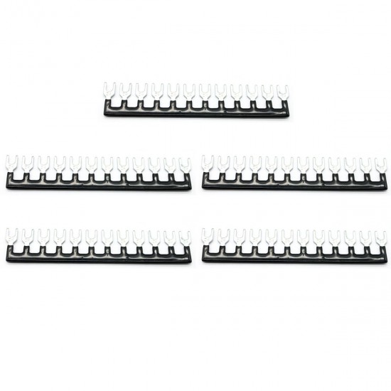 5/6/12 Positions Dual Rows 600V 15A Wire Barrier Block Terminal Strip Power Distribution Terminal