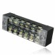 600V 15A 6 Position Double Row Wire Barrier Block Screw Terminal Strip Panel 600V 15A 6 Position Double Row Wire Barrier Block Screw Terminal Strip Panel
