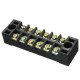 600V 15A 6 Position Double Row Wire Barrier Block Screw Terminal Strip Panel 600V 15A 6 Position Double Row Wire Barrier Block Screw Terminal Strip Panel