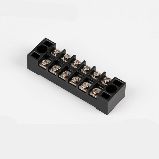 TB1504/1505/1506/1508/1510/1512 4-12P Terminal Block 600V 25A Dual Rows Barrier Block Screw Terminal Strip