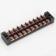 TB2504/2505/2506/2508/2510/2512 4-12P Terminal Block 600V 25A Dual Rows Barrier Block Screw Terminal Strip