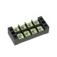 TB4504 600V 45A 4 Position Terminal Block Barrier Strip Dual Row Screw Block Covered W/ Removable Clear Plastic Insulating Cover TB4504 600V 45A 4 Position Terminal Block Barrier Strip Dual Row Screw Block Covered W/ Removable Clear Plastic Insulating Cover