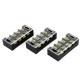 TB4504 600V 45A 4 Position Terminal Block Barrier Strip Dual Row Screw Block Covered W/ Removable Clear Plastic Insulating Cover TB4504 600V 45A 4 Position Terminal Block Barrier Strip Dual Row Screw Block Covered W/ Removable Clear Plastic Insulating Cover
