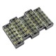 TB4505 600V 45A 5 Position Terminal Block Barrier Strip Dual Row Screw Block Covered W/ Removable Clear Plastic Insulating Cover TB4505 600V 45A 5 Position Terminal Block Barrier Strip Dual Row Screw Block Covered W/ Removable Clear Plastic Insulating Cover