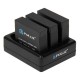 3-channel Battery Charger for Gopro Hero 4 AHDBT-401 3-channel Battery Charger for Gopro Hero 4 AHDBT-401