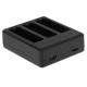 3-channel Battery Charger for Gopro Hero 4 AHDBT-401 3-channel Battery Charger for Gopro Hero 4 AHDBT-401