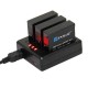 3-channel Battery Charger for Gopro Hero 4 AHDBT-401 3-channel Battery Charger for Gopro Hero 4 AHDBT-401