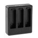 3-channel Battery Charger for Gopro Hero 4 AHDBT-401