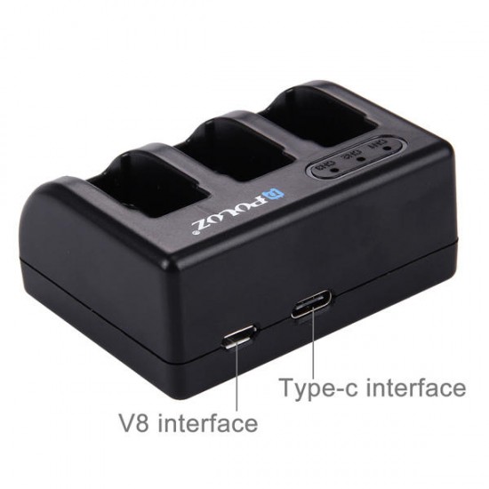 Battery Charger with Micro USB Type-C Interface LED Inldicator Battery Charger with Micro USB Type-C Interface LED Inldicator