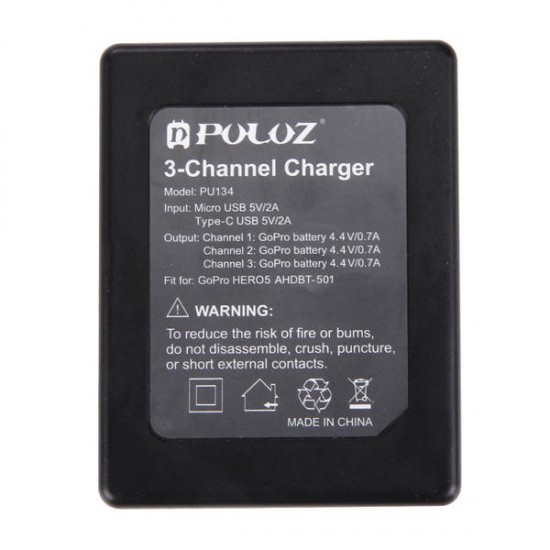 Battery Charger with Micro USB Type-C Interface LED Inldicator Battery Charger with Micro USB Type-C Interface LED Inldicator