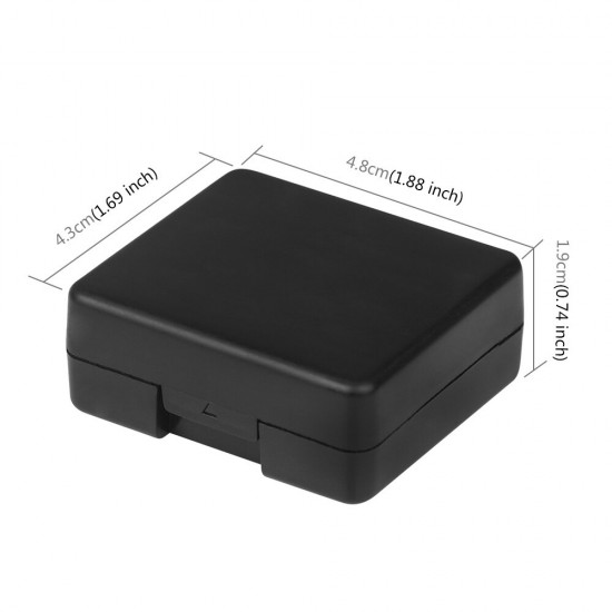 PU339 Hard Plastic Battery Case TF Memory Card Slot Protective Storage Box Stocker for DJI Osmo Action