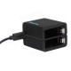 Dual Slots Battery Charger USB Charging Double Charger for Gopro Hero 4 Dual Slots Battery Charger USB Charging Double Charger for Gopro Hero 4