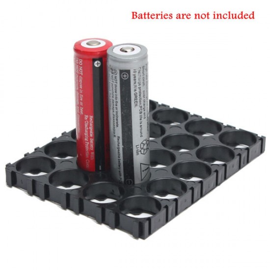 10Pcs 4x5 18650 Battery Spacer Radiating Shell EV Pack Plastic Holder Bracket For 20* 18650 Battery 10Pcs 4x5 18650 Battery Spacer Radiating Shell EV Pack Plastic Holder Bracket For 20* 18650 Battery
