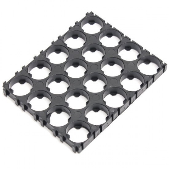 10Pcs 4x5 18650 Battery Spacer Radiating Shell EV Pack Plastic Holder Bracket For 20* 18650 Battery