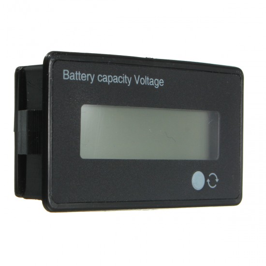 12V 8-70V LCD Acid Lead Lithium Battery Capacity Indicator Multipurpose Digital Voltmeter Calculator