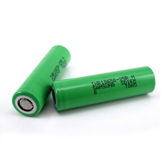 1PCS 3.6V INR18650-25RM 2500mAh High Drain Li-ion Rechargeable Battery For Samsung