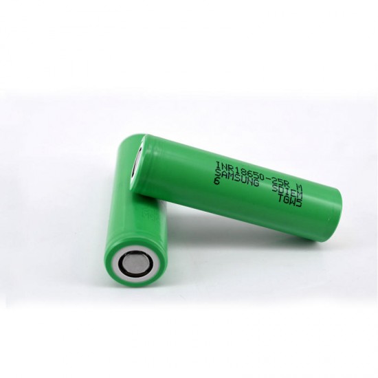 1PCS 3.6V INR18650-25RM 2500mAh High Drain Li-ion Rechargeable Battery For Samsung