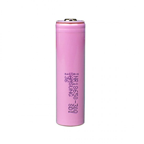 1PCS INR18650-30Q 3000mAh Unprotected Button Top 18650 Battery