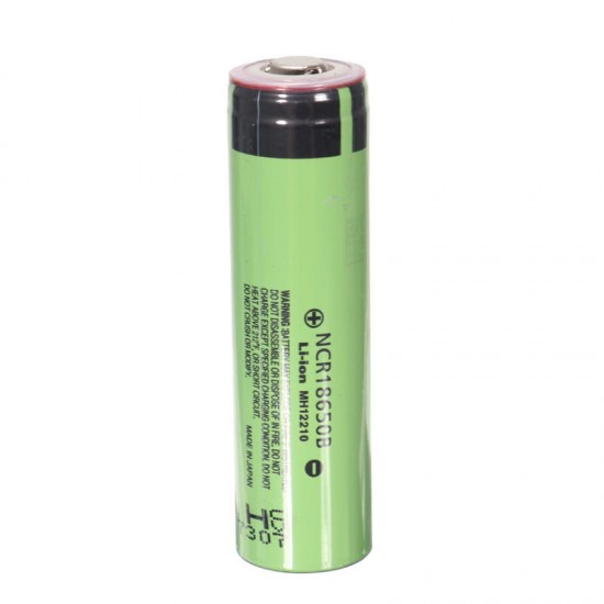 1PCS NCR18650B 3400mAh 3.7V Unprotected Pointed Head Rechargeable Li-ion Battery