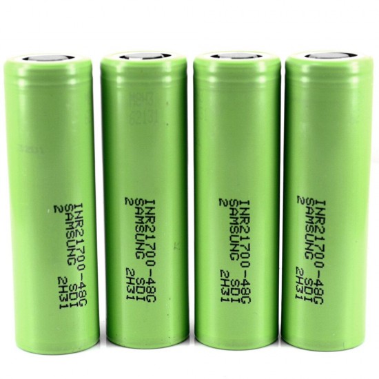 1Pc INR21700-48G 4800mAh 21700 10A Discharge High-Performance Lithium Battery Rechargeable Power Battery for Flashlight E Cigs RC airplane Scooter Electric Bike