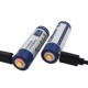 1Pc P1495U Micro USB 14500 3.6V 950mAh Rechargeable Battery for Flashlight