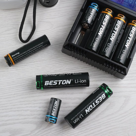 1Pcs Type-C Direct Charge 3500mAh/5000mAh 18650/21700 Battery USB Rechargeable Lithium Battery for Flashlight Power Tools 1Pcs Type-C Direct Charge 3500mAh/5000mAh 18650/21700 Battery USB Rechargeable Lithium Battery for Flashlight Power Tools