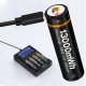 1Pcs Type-C Direct Charge 3500mAh/5000mAh 18650/21700 Battery USB Rechargeable Lithium Battery for Flashlight Power Tools