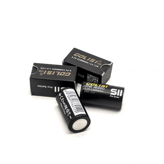 1Pcs S11 18350 1100mAh 10A High Drain Rechargeble Li-ion Battery Flashlight Battery