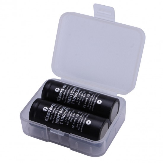 1Pcs IMR 18500 battery 1100mAh 20A max discharge li-ion high drain battery 3.7V 1Pcs IMR 18500 battery 1100mAh 20A max discharge li-ion high drain battery 3.7V
