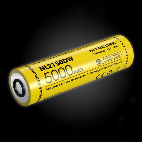 1Pcs NL2150DW 5000mAh 21700 Battery High Performance Li-ion Rechargeable Battery for Flashlight Power Tools