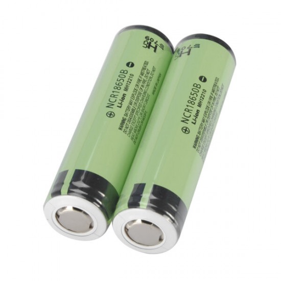 1pcs NCR18650B 3400mAh 3.7V Gold Plating Protected Rechargeable Li-ion Battery