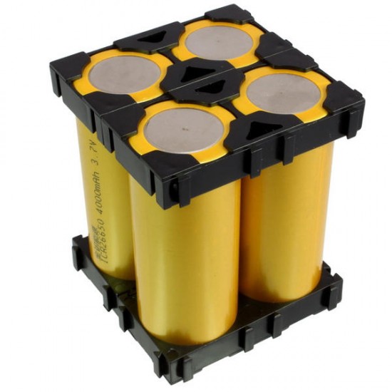 26650 Radiating Shell ABS Plastic Holder Battery Pack Spacer