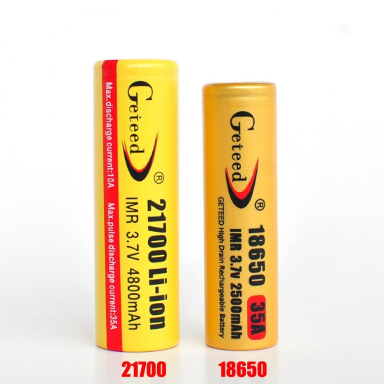 2PCS 3.7v 4800mAh 35A High Power 21700 20700 Rechargeable Li-ion Battery 2PCS 3.7v 4800mAh 35A High Power 21700 20700 Rechargeable Li-ion Battery